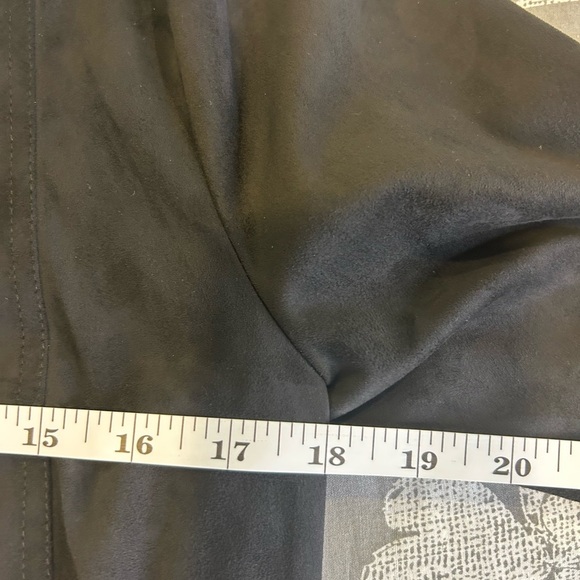 🖤”Hutch” NWT Anthropologie Women’s Stunning Black Suede Waterfall Jacket Size XS - Picture 7 of 13